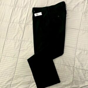L.L. Bean Mens Wrinkle Free Dress Chino Pants, size 32, color Black
